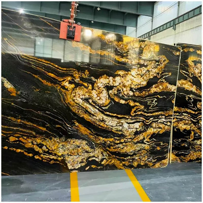 Black Fusion Granite Slab - Image 3