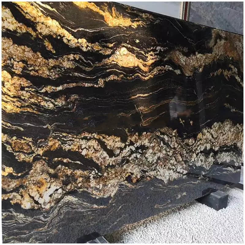 Black Fusion Granite Slab - Image 4