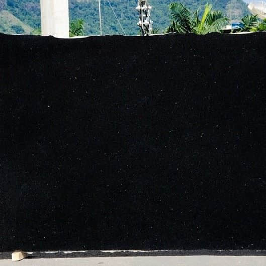 Black Galaxy Granite Slab For Countertop