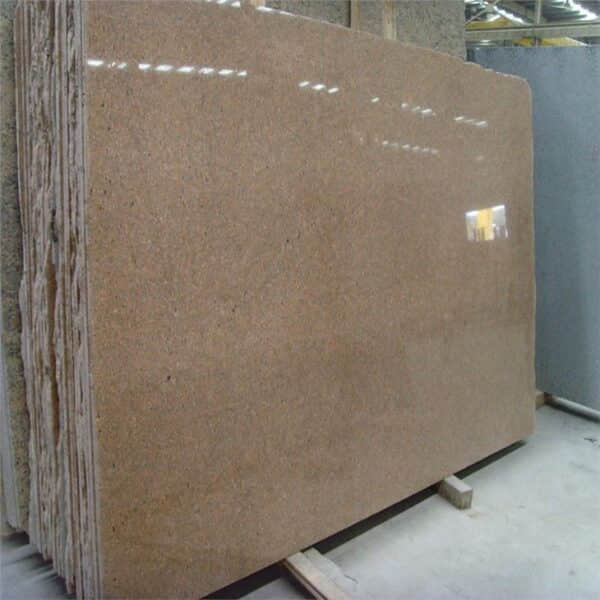 Desert Pearl Granite Slab For Kitchen Countertop