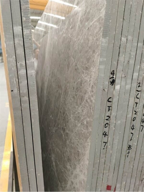 Athena Grey Marble Slabs – Linear Veining - Image 4
