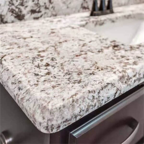Crystal White Granite Kitchen Countertop
