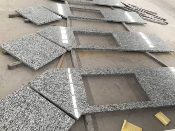 Spray White Granite Slab For Countertops - Image 2