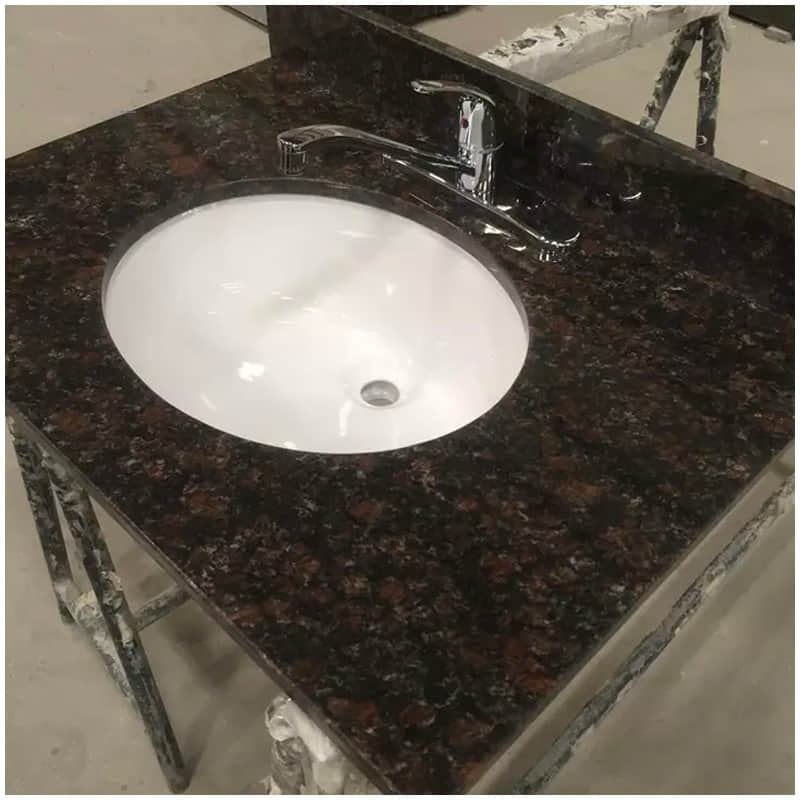 Tan Brown Red Granite Vanity Top