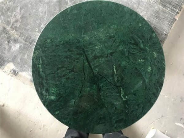 Dark Green Verde Marble Coffee Table - Image 2