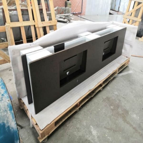 Quartz Vanity Top With Integral Basin - Image 2
