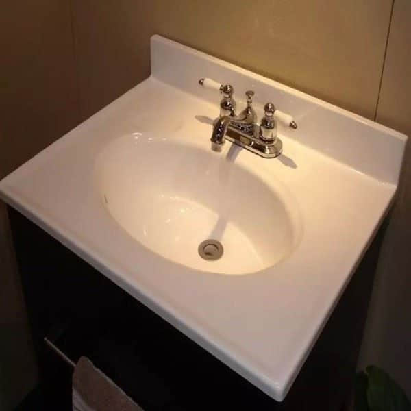 Vanity With Cultured Marble Top - Image 6