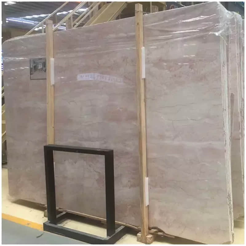 Rosa Aurora Marble Slabs – Portuguese Pink & Beige Stone