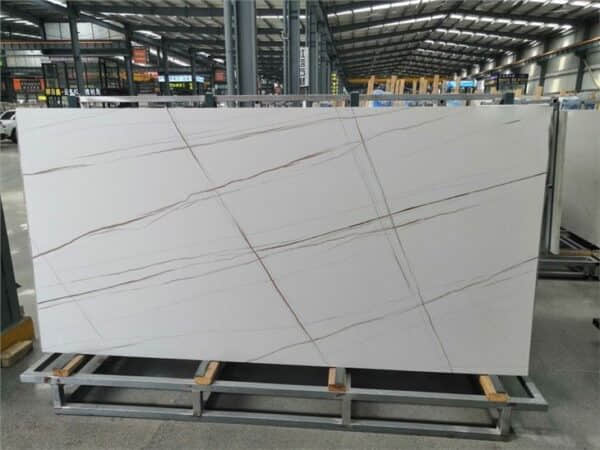 Calacatta White Sintered Stone Slab - Image 3