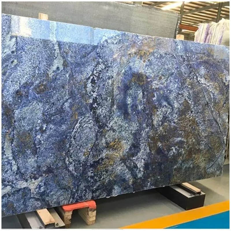 Azul Bahia Marble Slabs – Exotic Brazilian Blue Stone - Image 2