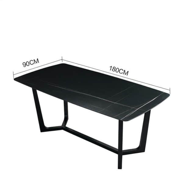 Sahara Noir Sintered Stone Dining Table