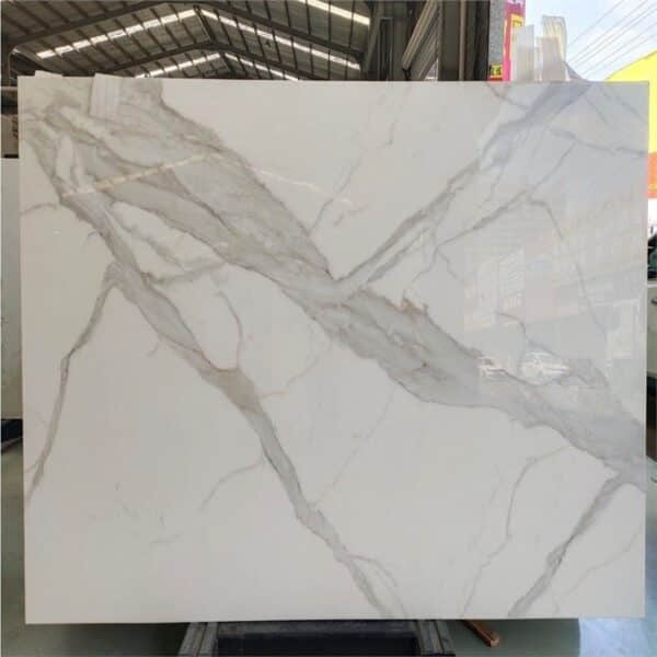 Artificial Nano Calacatta White Slab - Image 3