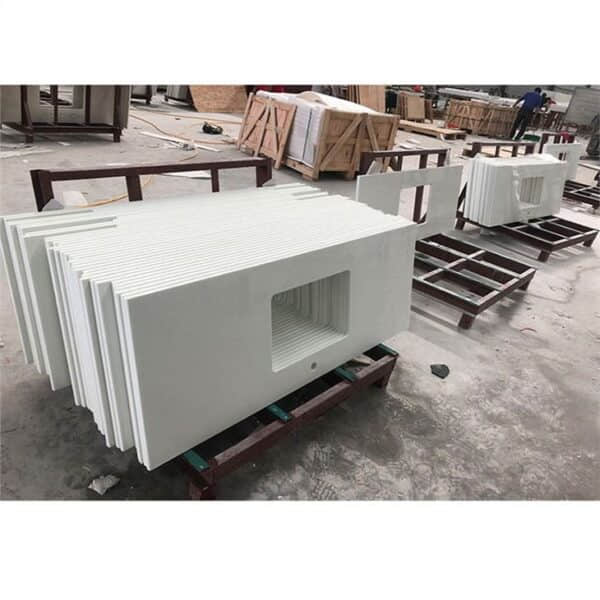 Cheap Pure White Countertop Stone
