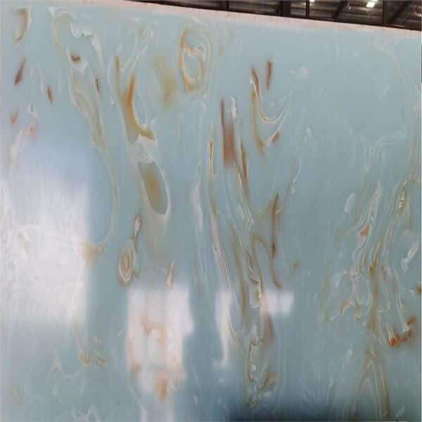 Artificial Blue Onyx Slab