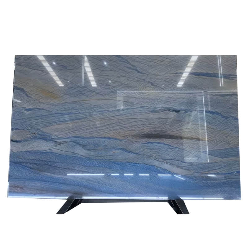 Azul Macaubas Quartzite Slabs – Vivid Brazilian Blue - Image 2