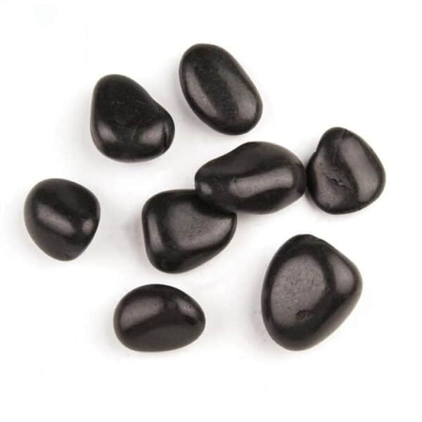 Black Pebble Stone For Garden - Image 2
