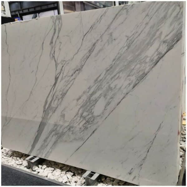 Calacatta White Marble Slabs – Apuan Alps, Carrara