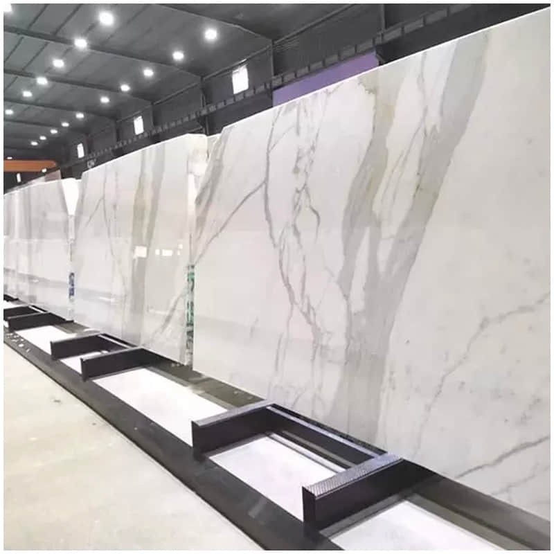 Calacatta White Marble Slabs – Italian Apuan Alps