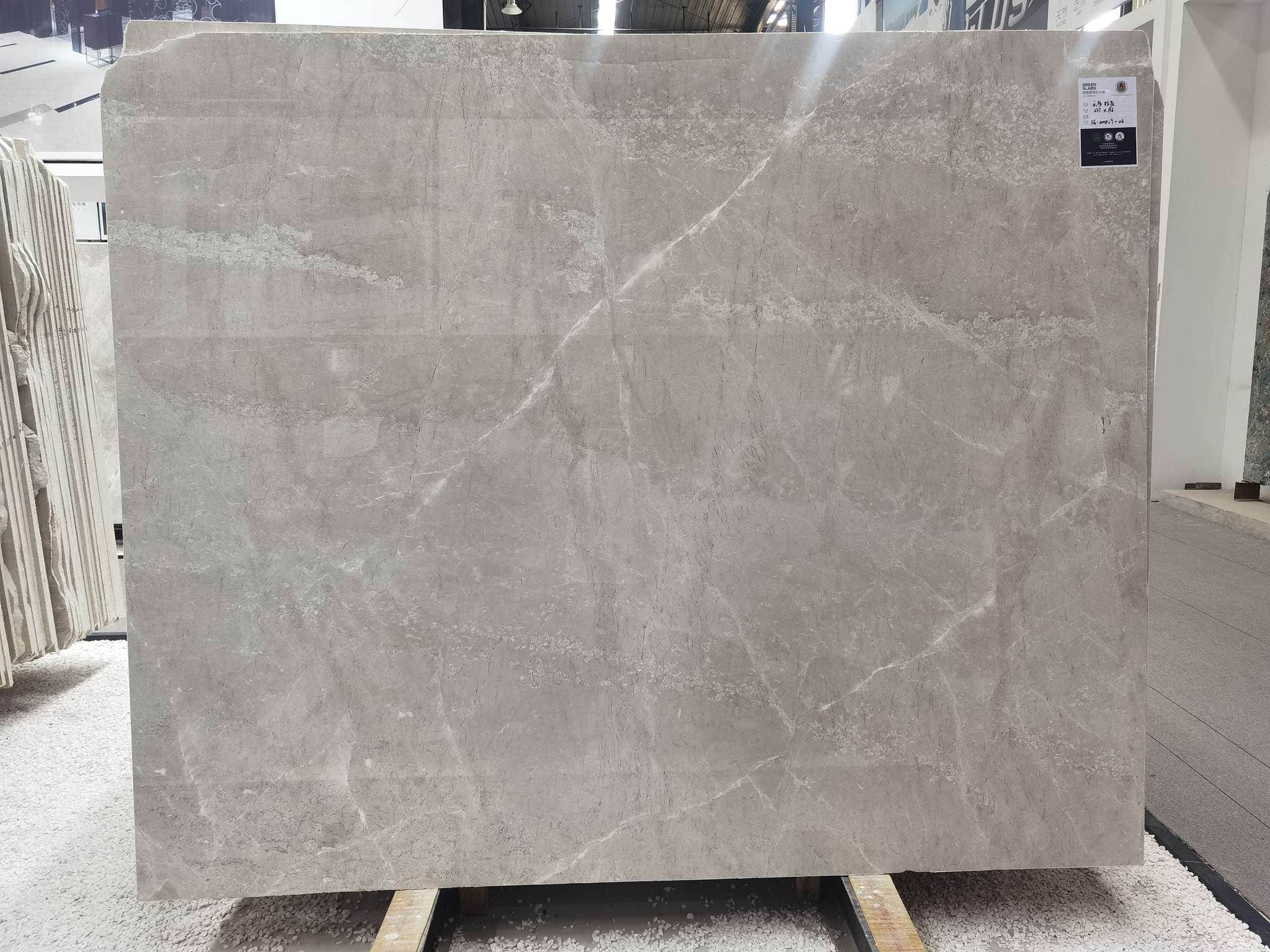Castle Grey Marble Slabs – Mid-Dark Grey with Subtle Veining