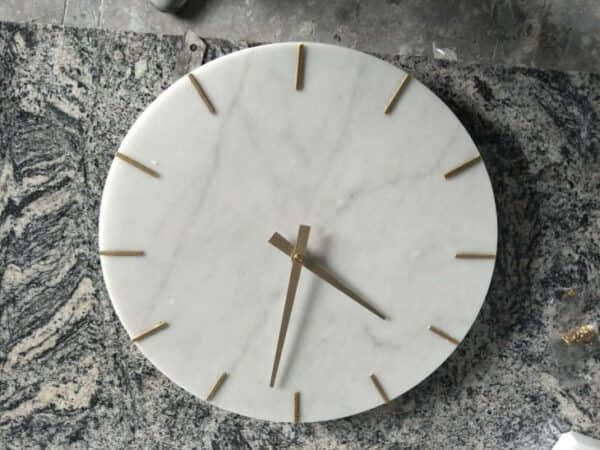China White Marble Slabs – Classic Green Vein - Image 3