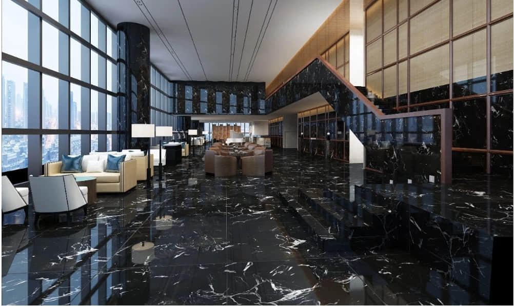 Chinese Black Ice Flower Marble Stone Slabs (Copy) - Image 4