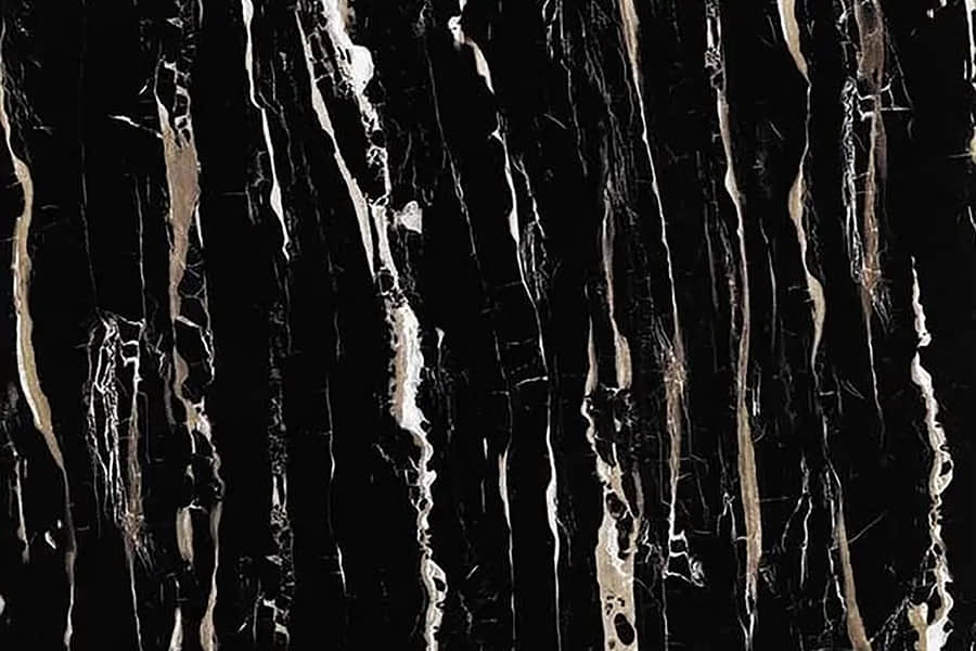 Chinese Black Silver Dragon Marble Slab Stone - Image 2