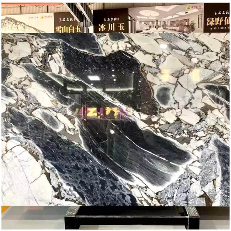 Chinese Silver Blue Marble Slab - Image 2
