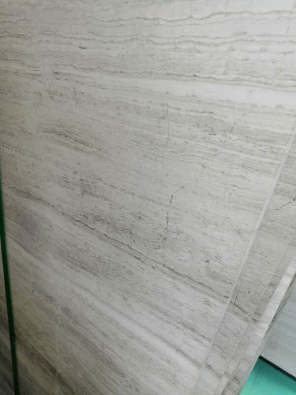 Chinese White Color Texture Marble Wood Slabs - Image 6