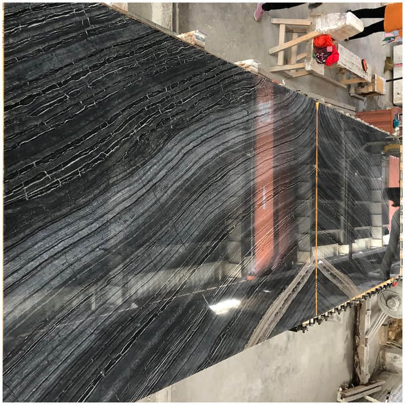 Chinese Zebra Black Marble Slabs - Image 4