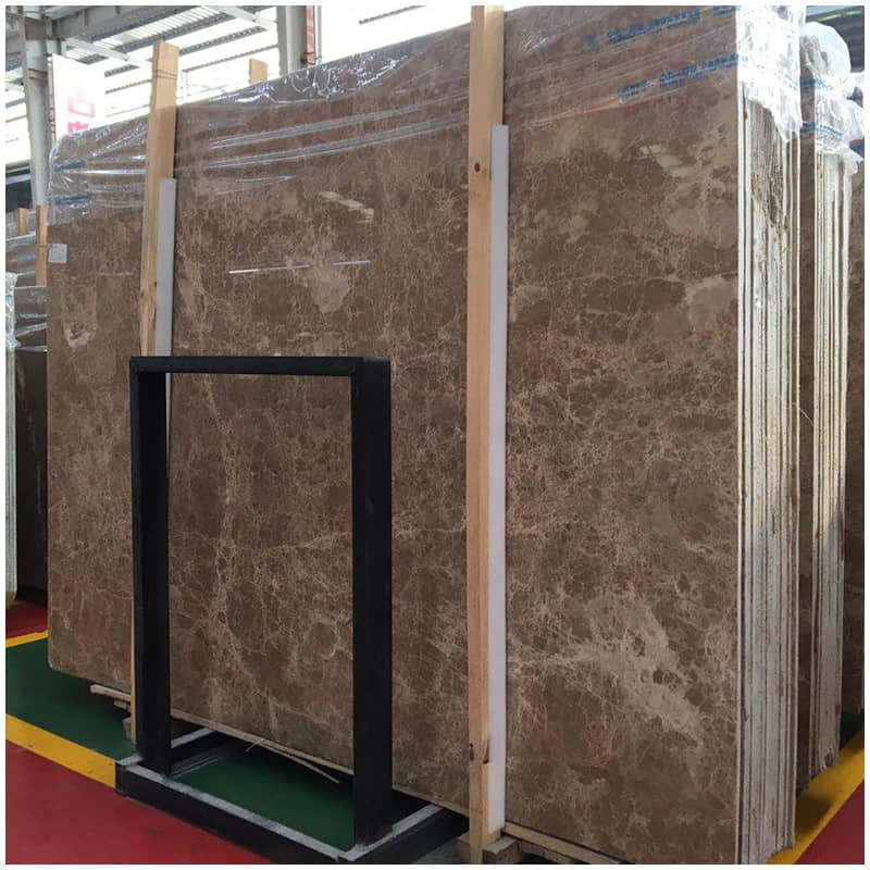 Crystal Light Emperador Marble Slab