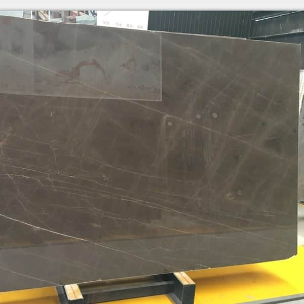 Elegant Brown Marble Slab