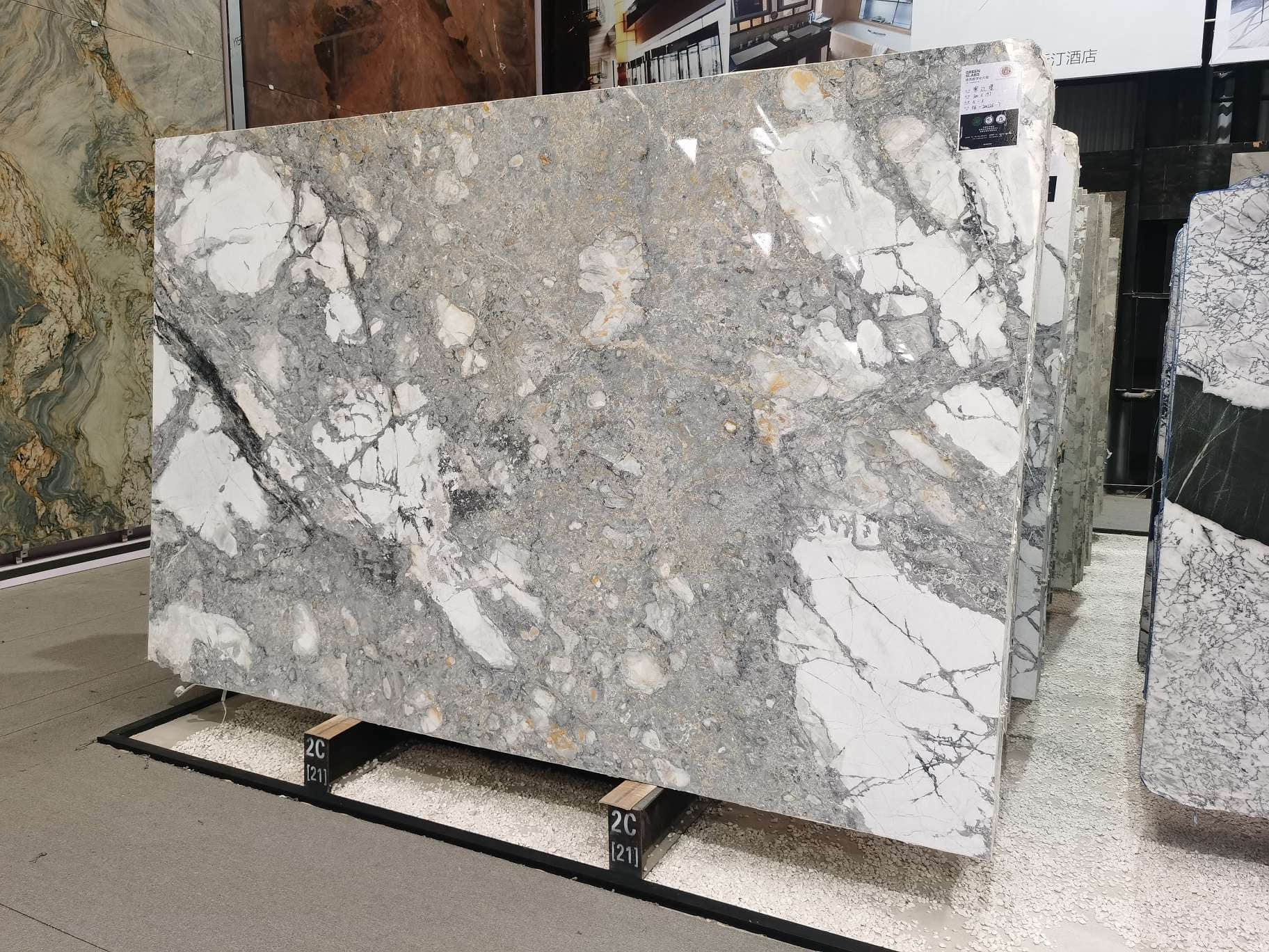 Iceburg White Chinese Natural Marble Stone Countertop - Image 3