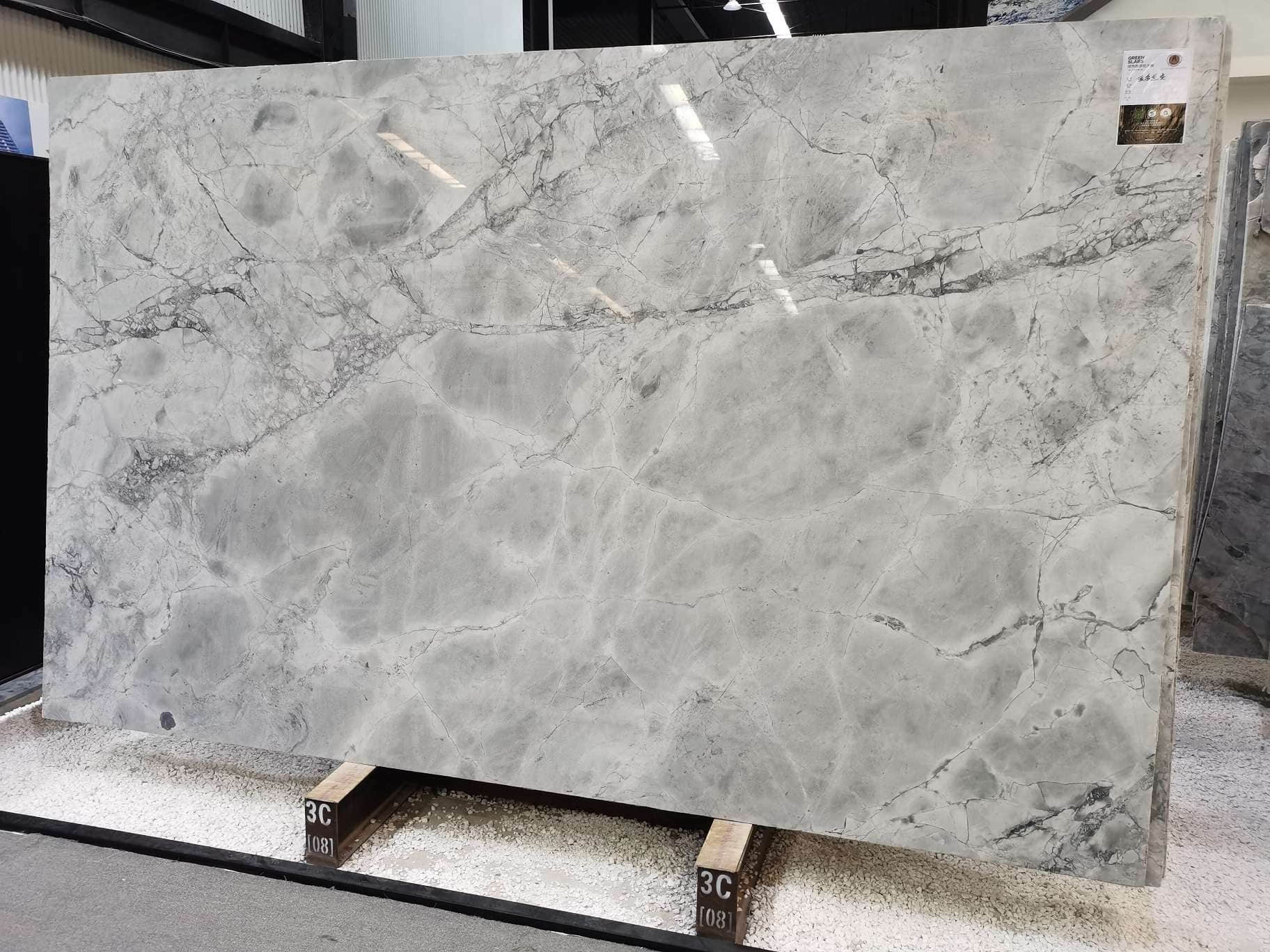 Irish Grey Marble Slab Floor Tile Marble Dining Table Countertop