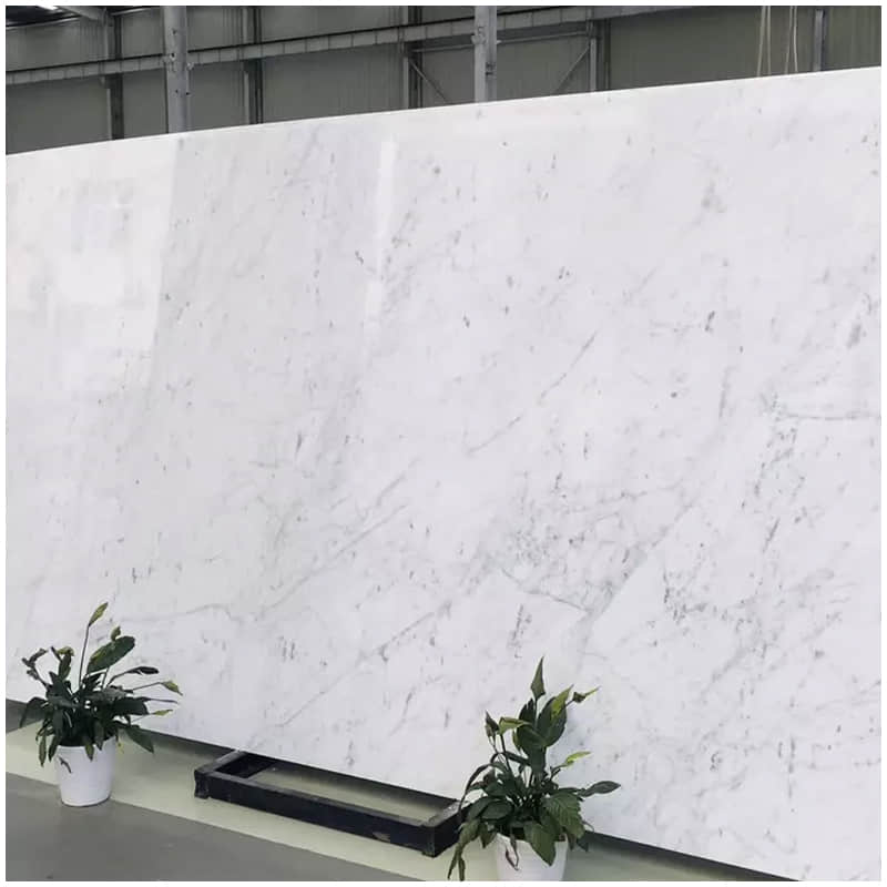 Italian Carrara White Marble Slab