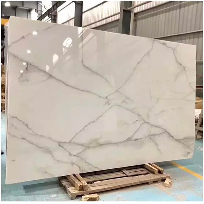 Lincoln White Marble Slab