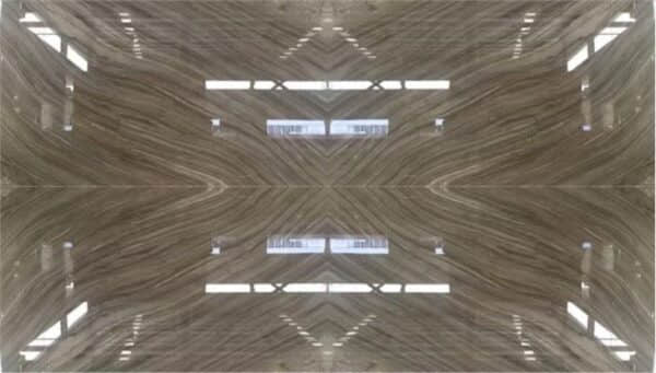 Mediterranean Grey Marble Book Match Slabs - Image 2